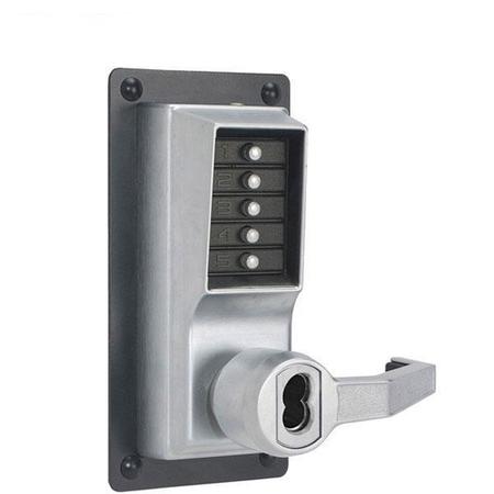 KABA kaba: Exit Trim Lock with Lever, With Key Override, SFIC, RH KABA-LRP1020B26D41